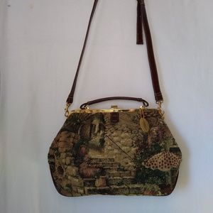 Vintage 1950s-vintage-tapestry-handbag Cabrielli